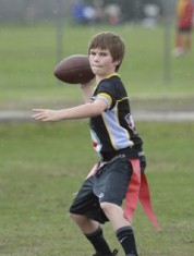 Class Athlete flag football quarterback